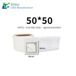 13.56MHz NFC  Management Tag 50*50mm and Round 25mm High-Frequency Recognition Tear-Resistant Film